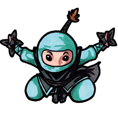 [LINEスタンプ] Ninja family stickers