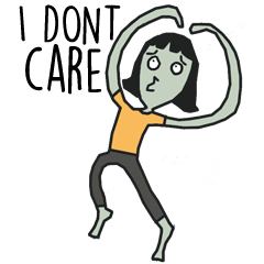 [LINEスタンプ] Strange Girl Mia