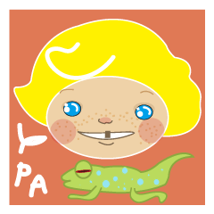 [LINEスタンプ] A pa and Tom