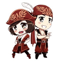 [LINEスタンプ] Mrs. Pirates