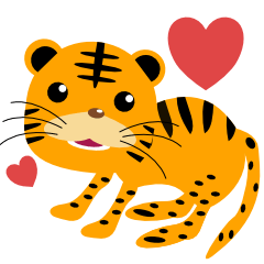 [LINEスタンプ] tiger tiger tiger tiger