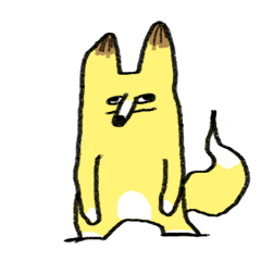 [LINEスタンプ] Little pudding fox