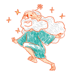 [LINEスタンプ] Uncle Little Flower