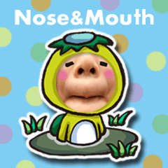 [LINEスタンプ] Nose＆Mouth