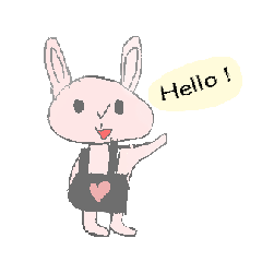 [LINEスタンプ] YAYA Rabbit's Life