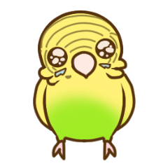 [LINEスタンプ] セキセイインコのポッポちゃん