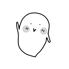 [LINEスタンプ] Konklom ,the little ghost (English Ver.)