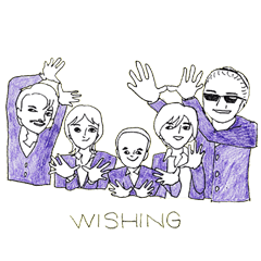 [LINEスタンプ] WISHING