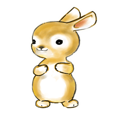 [LINEスタンプ] Baby rabbit Ato