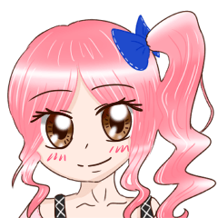 [LINEスタンプ] Vicky Vicky is a girl~の画像（メイン）
