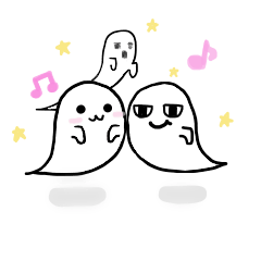 [LINEスタンプ] かわいいおばけたちの一年中使えるスタンプ 