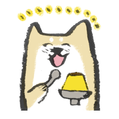 [LINEスタンプ] 筆しばわんこ