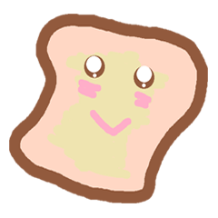 [LINEスタンプ] cute bread！