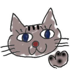 [LINEスタンプ] ぶさキジ猫の日常会話
