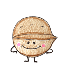 [LINEスタンプ] くるくるクルミちゃん