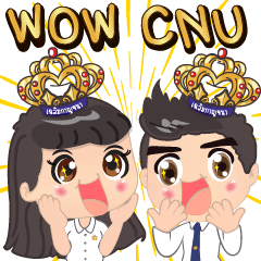 [LINEスタンプ] WOW CNU