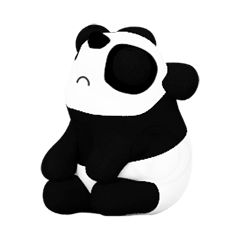 [LINEスタンプ] Grumpy Panda