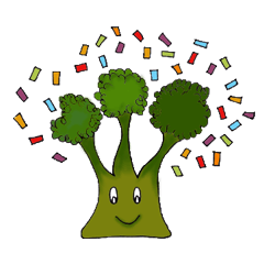 [LINEスタンプ] Vegetables is happy