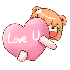 [LINEスタンプ] Pumpkin and Bear