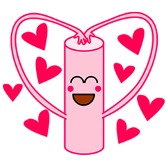 [LINEスタンプ] ピンキーロング