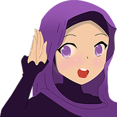 [LINEスタンプ] Hana D'Hijabers