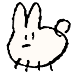 [LINEスタンプ] ウサジロウさん