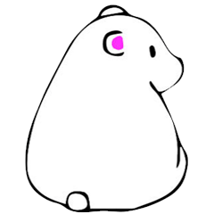 [LINEスタンプ] White Bear Jungjung