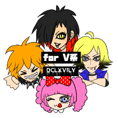 [LINEスタンプ] for V系 by DCLXVILY