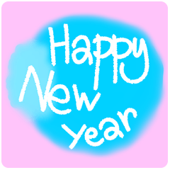 [LINEスタンプ] Happy New year Holiday Festival greeting