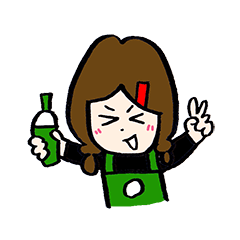 [LINEスタンプ] Me the Barista