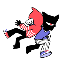 [LINEスタンプ] おめめ兄弟と愉快な仲間達2