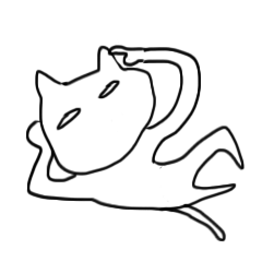 [LINEスタンプ] Strange funny catの画像（メイン）