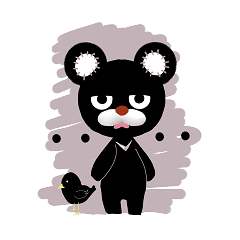 [LINEスタンプ] Bear's Producer-Taiwan Black Bear