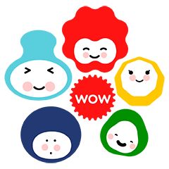 [LINEスタンプ] WOW！