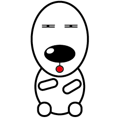 [LINEスタンプ] Naughty dogdog