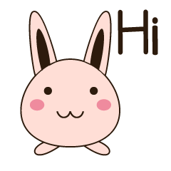 [LINEスタンプ] Ribpy Pink