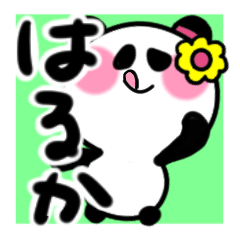 [LINEスタンプ] はるかさんが使うパンダスタンプ