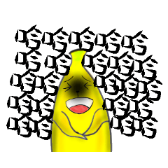 [LINEスタンプ] Crazy banana Peel