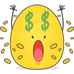 [LINEスタンプ] Golden Egg