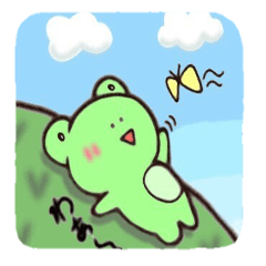 [LINEスタンプ] 日常つカエル