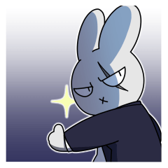 [LINEスタンプ] うさぎファミリー