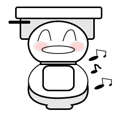 [LINEスタンプ] Toilet fellows and their alien friends