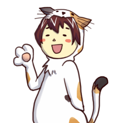 [LINEスタンプ] るりっぺ わがまま猫編