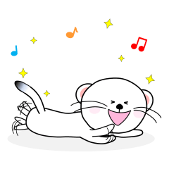 [LINEスタンプ] オコジョな気分1
