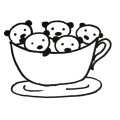 [LINEスタンプ] ゆるゆる〜パンダ