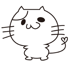 [LINEスタンプ] 小森千沙×猫にゃん
