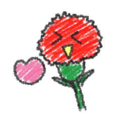 [LINEスタンプ] 草花たちのはーと