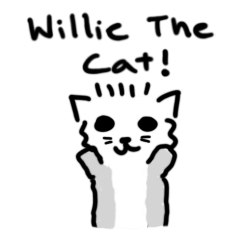 [LINEスタンプ] Willie The Cat