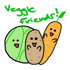 [LINEスタンプ] Veggie Friends II