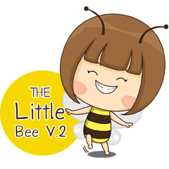 [LINEスタンプ] The Little Bee (TH) V.2